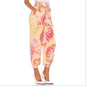 Lovers + Friends | Women’s NWOT Tie Dye Drawstring Rocky Pant Jogger Pull-On XXS